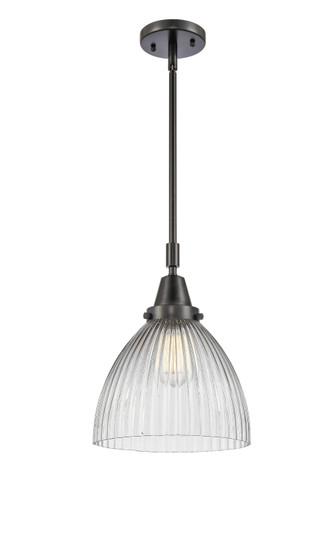 Caden One Light Mini Pendant in Matte Black (405|447-1S-BK-G222)