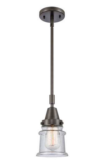Caden One Light Mini Pendant in Oil Rubbed Bronze (405|447-1S-OB-G184S)