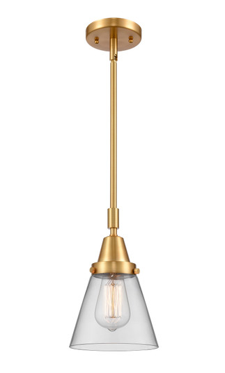 Caden One Light Mini Pendant in Satin Gold (405|447-1S-SG-G62)