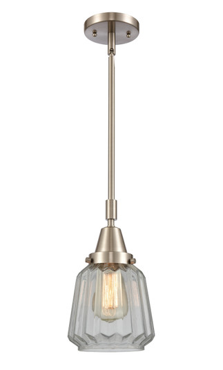 Caden One Light Mini Pendant in Brushed Satin Nickel (405|447-1S-SN-G142)