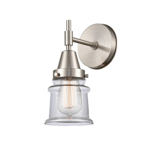 Caden One Light Wall Sconce in Satin Nickel (405|447-1W-SN-G182S)