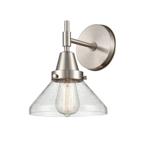 Caden One Light Wall Sconce in Satin Nickel (405|447-1W-SN-G4474)