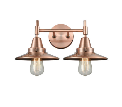 Caden Two Light Bath Vanity in Antique Copper (405|447-2W-AC-M3-AC)