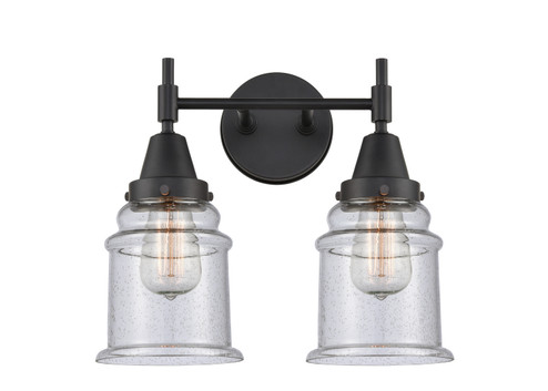 Caden LED Bath Vanity in Matte Black (405|447-2W-BK-G184-LED)