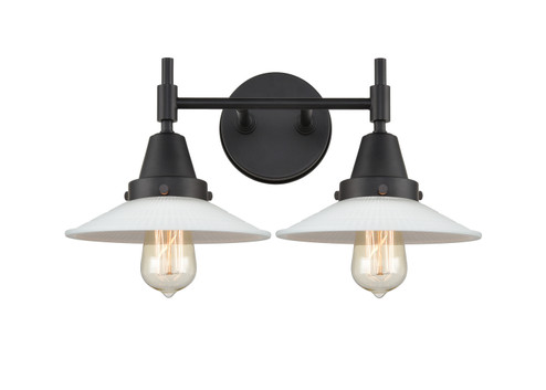 Caden LED Bath Vanity in Matte Black (405|447-2W-BK-G1-LED)
