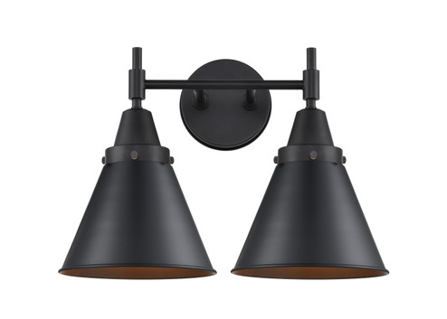 Caden LED Bath Vanity in Matte Black (405|447-2W-BK-M13-BK-LED)