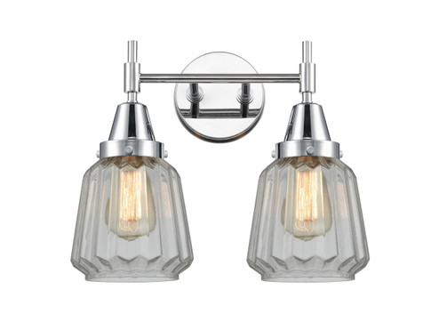 Caden Two Light Bath Vanity in Polished Chrome (405|447-2W-PC-G142)