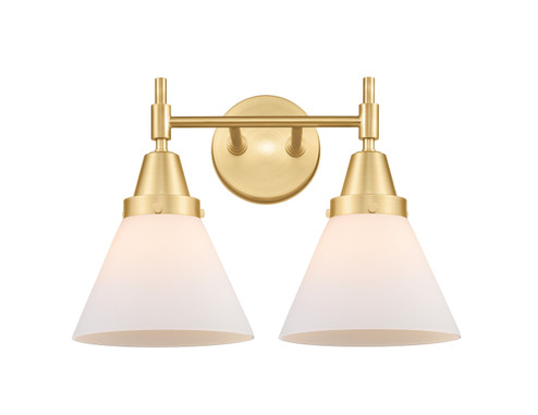 Caden LED Bath Vanity in Satin Gold (405|447-2W-SG-G41-LED)