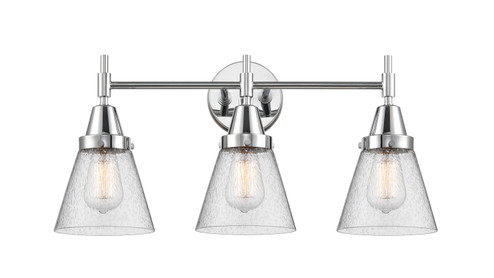 Caden Three Light Bath Vanity in Polished Chrome (405|447-3W-PC-G64)
