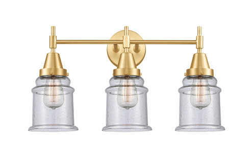 Caden Three Light Bath Vanity in Satin Gold (405|447-3W-SG-G184)