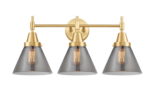 Caden LED Bath Vanity in Satin Gold (405|447-3W-SG-G43-LED)