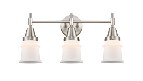 Caden Three Light Bath Vanity in Satin Nickel (405|447-3W-SN-G181S)