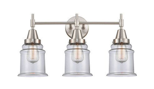Caden Three Light Bath Vanity in Satin Nickel (405|447-3W-SN-G182)