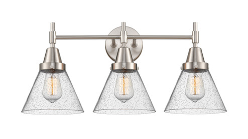 Caden LED Bath Vanity in Satin Nickel (405|447-3W-SN-G44-LED)