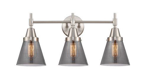 Caden LED Bath Vanity in Satin Nickel (405|447-3W-SN-G63-LED)