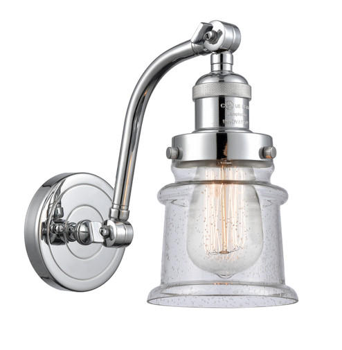 Franklin Restoration One Light Wall Sconce in Polished Chrome (405|515-1W-PC-G184S)