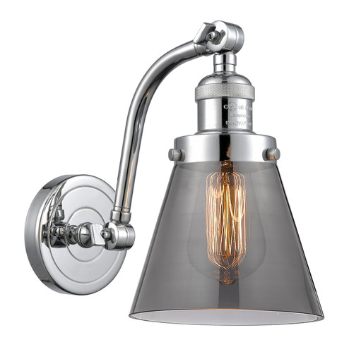 Franklin Restoration One Light Wall Sconce in Polished Chrome (405|515-1W-PC-G63)