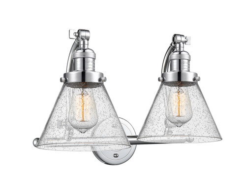 Franklin Restoration LED Bath Vanity in Polished Chrome (405|515-2W-PC-G44-LED)