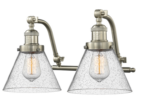 Franklin Restoration Two Light Bath Vanity in Brushed Satin Nickel (405|515-2W-SN-G44)