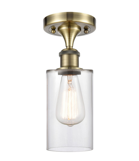 Ballston One Light Semi-Flush Mount in Antique Brass (405|516-1C-AB-G802)
