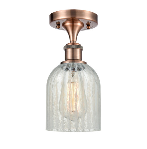 Ballston One Light Semi-Flush Mount in Antique Copper (405|516-1C-AC-G2511)