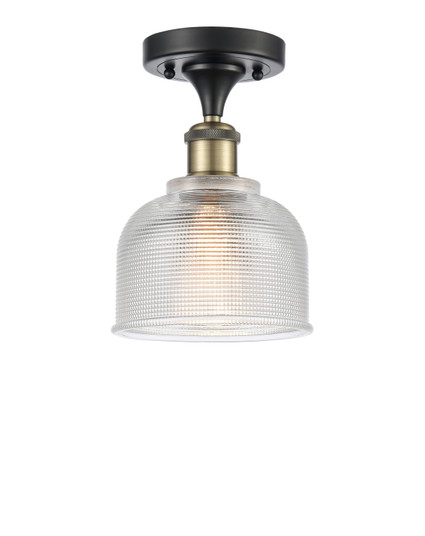 Ballston LED Semi-Flush Mount in Black Antique Brass (405|516-1C-BAB-G412-LED)