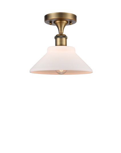 Ballston LED Semi-Flush Mount in Brushed Brass (405|516-1C-BB-G131-LED)