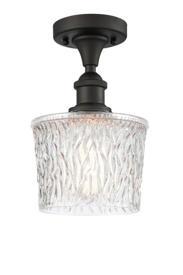 Ballston One Light Semi-Flush Mount in Oil Rubbed Bronze (405|516-1C-OB-G402)