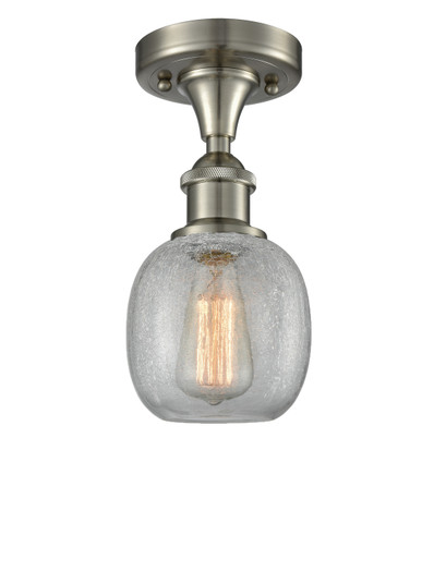 Ballston LED Semi-Flush Mount in Polished Nickel (405|516-1C-PN-G104-LED)