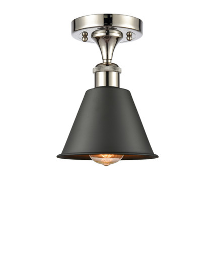 Ballston One Light Semi-Flush Mount in Polished Nickel (405|516-1C-PN-M8)