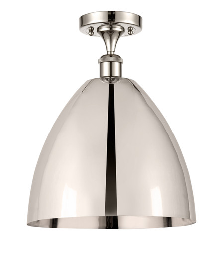 Ballston One Light Semi-Flush Mount in Polished Nickel (405|516-1C-PN-MBD-12-PN)