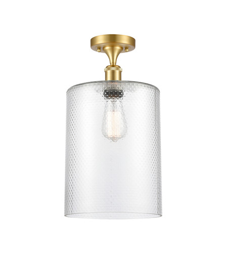 Ballston One Light Semi-Flush Mount in Satin Gold (405|516-1C-SG-G112-L)