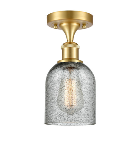 Ballston One Light Semi-Flush Mount in Satin Gold (405|516-1C-SG-G257)