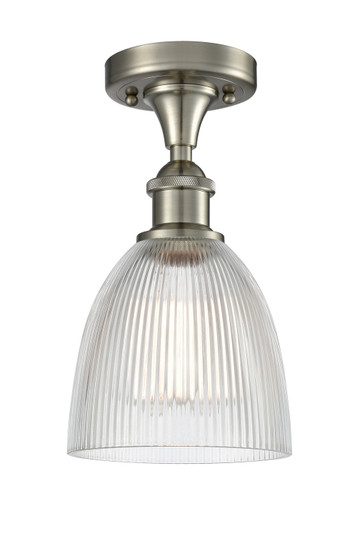Ballston One Light Semi-Flush Mount in Brushed Satin Nickel (405|516-1C-SN-G382)