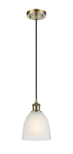 Ballston LED Mini Pendant in Antique Brass (405|516-1P-AB-G381-LED)