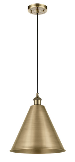 Ballston LED Mini Pendant in Antique Brass (405|516-1P-AB-MBC-16-AB-LED)