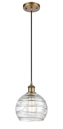 Ballston LED Mini Pendant in Brushed Brass (405|516-1P-BB-G1213-8-LED)