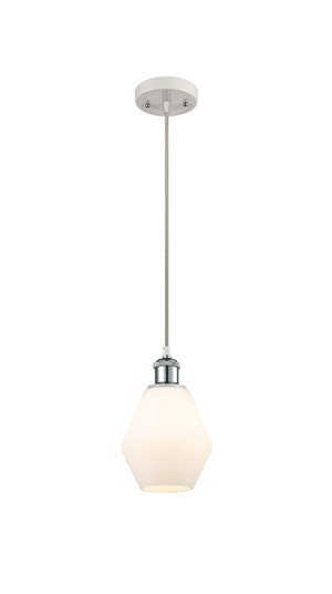 Ballston LED Mini Pendant in White Polished Chrome (405|516-1P-WPC-G651-6-LED)