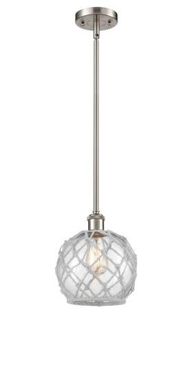 Ballston LED Mini Pendant in Brushed Brass (405|516-1S-BB-G121-8RW-LED)
