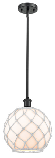 Ballston One Light Mini Pendant in Matte Black (405|516-1S-BK-G121-10RW)