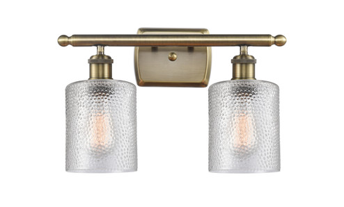 Ballston Two Light Bath Vanity in Antique Brass (405|516-2W-AB-G112)