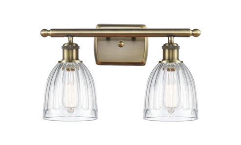 Ballston LED Bath Vanity in Antique Brass (405|516-2W-AB-G442-LED)