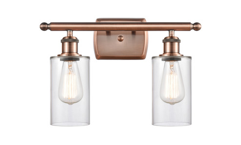 Ballston LED Bath Vanity in Antique Copper (405|516-2W-AC-G802-LED)