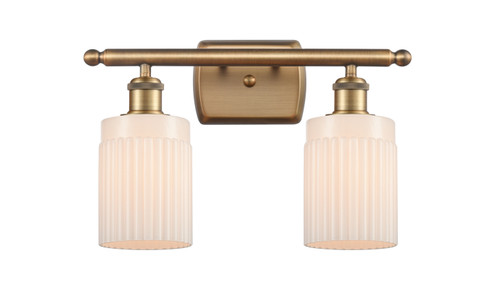Ballston Two Light Bath Vanity in Brushed Brass (405|516-2W-BB-G341)