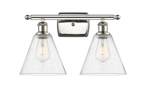 Ballston Two Light Bath Vanity in Brushed Brass (405|516-2W-BB-GBC-82)