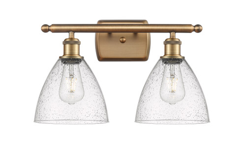 Ballston LED Bath Vanity in Brushed Brass (405|516-2W-BB-GBD-754-LED)