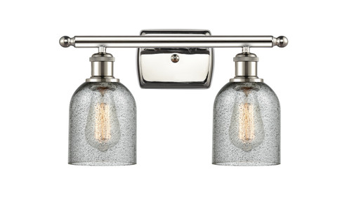 Ballston Two Light Bath Vanity in Polished Nickel (405|516-2W-PN-G257)