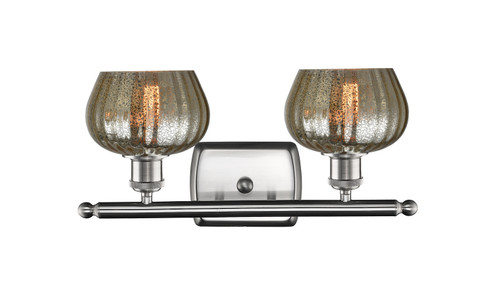 Ballston LED Bath Vanity in Brushed Satin Nickel (405|516-2W-SN-G96-LED)