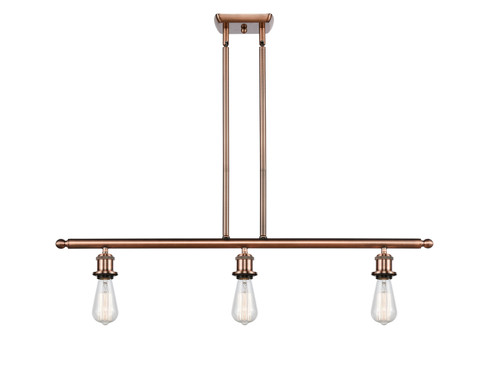 Ballston LED Island Pendant in Antique Copper (405|516-3I-AC-LED)