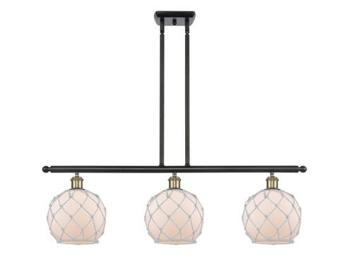 Ballston LED Island Pendant in Black Antique Brass (405|516-3I-BAB-G121-8RW-LED)